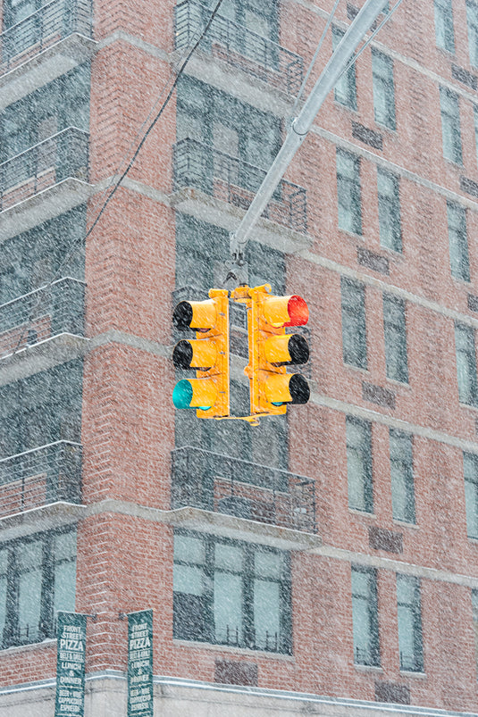 Snowy Stoplight