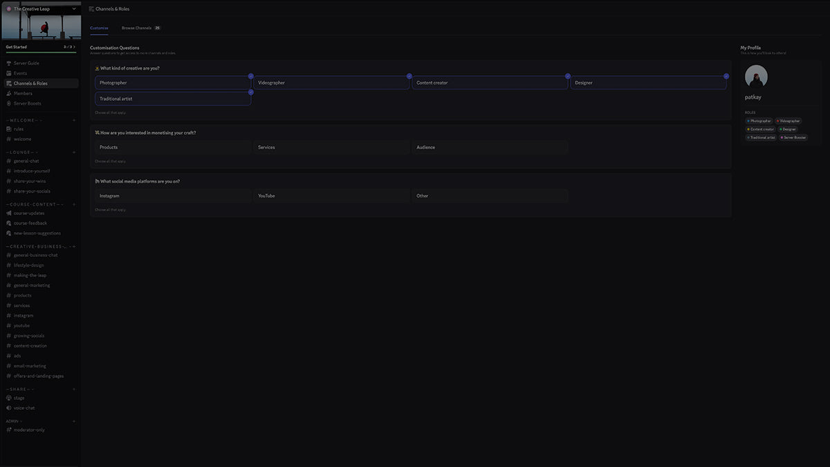 Exclusive Discord Community