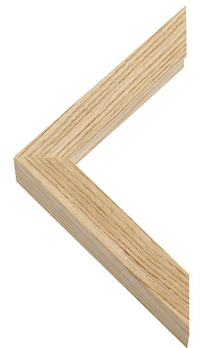 Natural oak frame corner detail